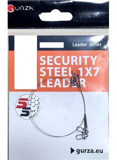 Поводок Gurza Security Steel 1x7 Leader 300 мм/0,27 9 кг