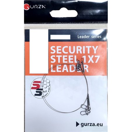 Поводок Gurza Security Steel 1x7 Leader 300 мм/0,27 9 кг