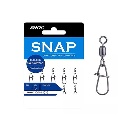 Застежка BKK Duolock Snap Swivel-51 00 5 шт