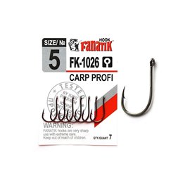 Крючок Fanatik FK-1026 Carp Profi №8 5 шт