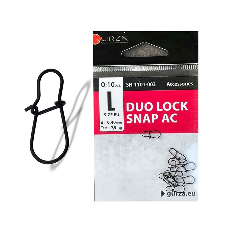 Застежка Gurza Duo Lock Snap AC  L 10 шт