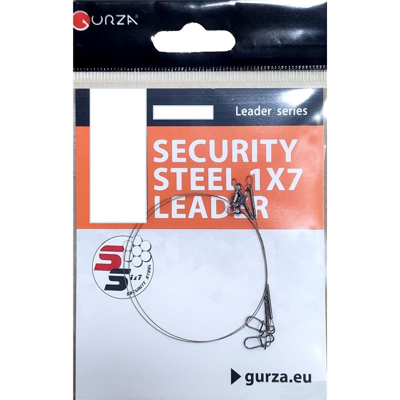 Поводок Gurza Security Steel 1x7 Leader 200мм/0.21 5 кг