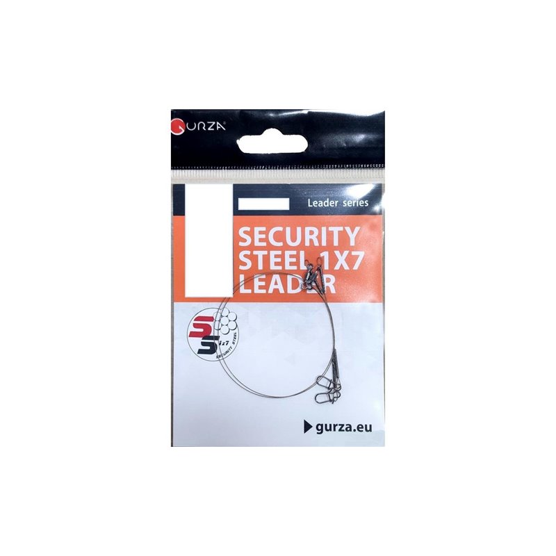 Поводок Gurza Security Steel 1x7 Leader 250 мм/0,27 9 кг