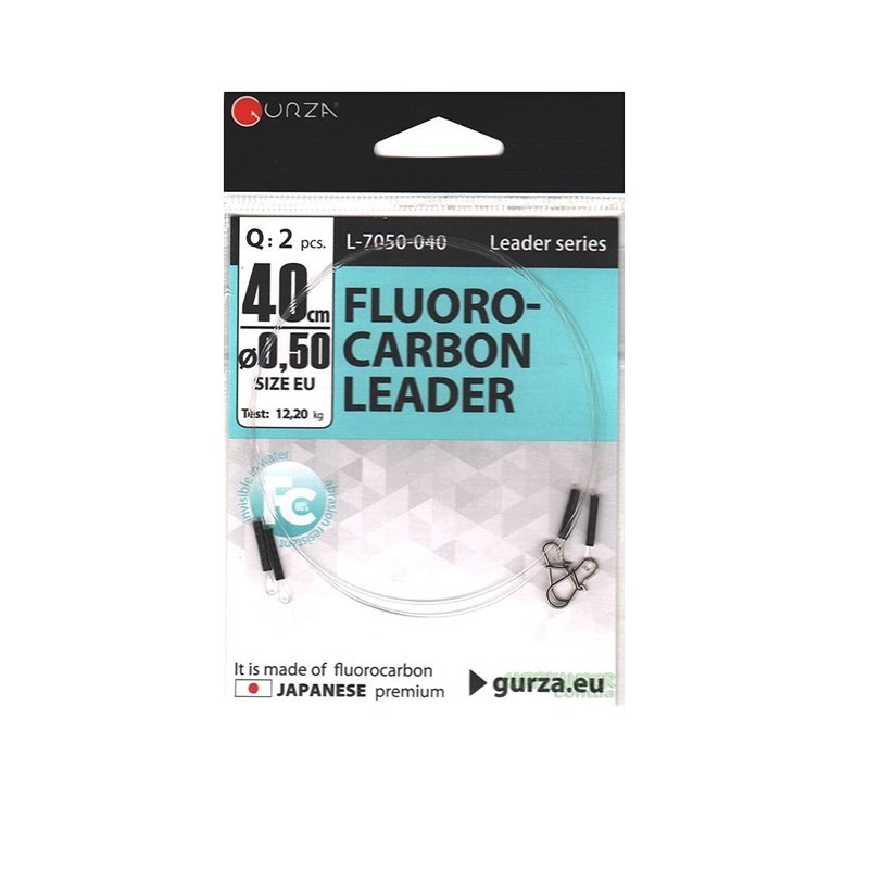 Поводок Gurza FLUOROCARBON LEADER 30 см 0,50 мм 2 шт