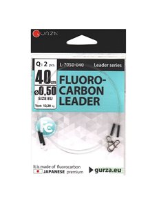 Поводок Gurza FLUOROCARBON LEADER 30 см 0,50 мм 2 шт