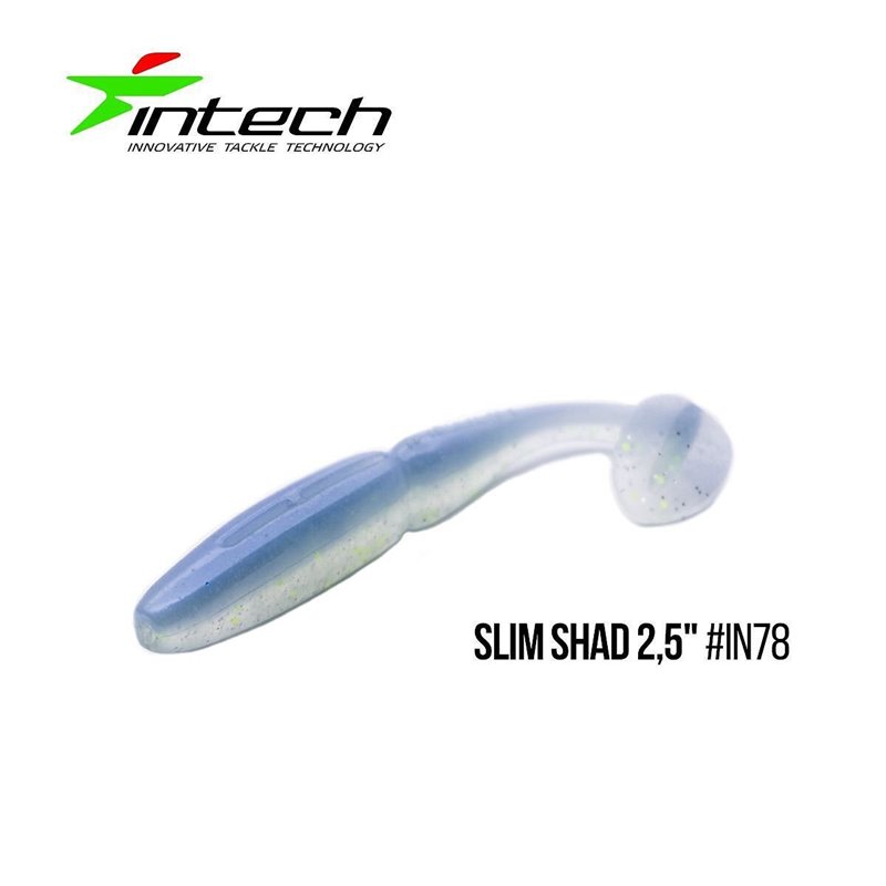 Виброхвост Intech Slim Shad 2.5', 12 шт