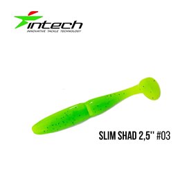 Виброхвост Intech Slim Shad 2.5', 12 шт