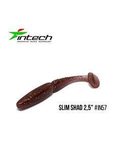 Виброхвост Intech Slim Shad 2.5', 12 шт