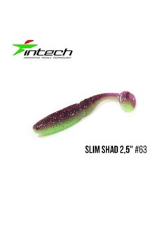 Виброхвост Intech Slim Shad 2.5', 12 шт