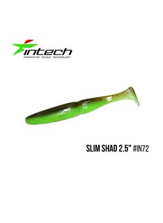 Виброхвост Intech Slim Shad 2.5', 12 шт