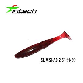 Виброхвост Intech Slim Shad 2.5', 12 шт