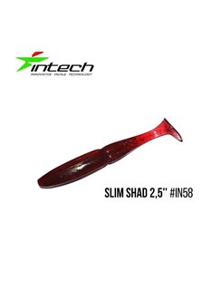 Виброхвост Intech Slim Shad 2.5', 12 шт