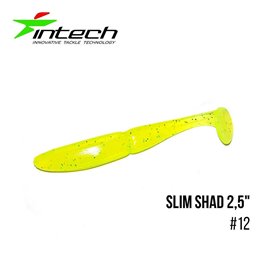 Виброхвост Intech Slim Shad 2.5', 12 шт