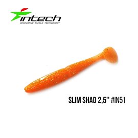 Виброхвост Intech Slim Shad 2.5', 12 шт