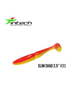 Виброхвост Intech Slim Shad 2.5', 12 шт