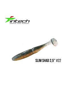 Виброхвост Intech Slim Shad 2.5', 12 шт