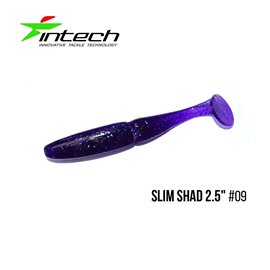 Виброхвост Intech Slim Shad 2.5', 12 шт