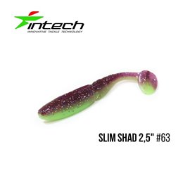 Виброхвост Intech Slim Shad 2.5', 12 шт