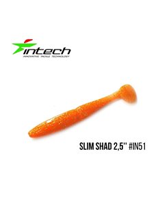 Виброхвост Intech Slim Shad 2.5', 12 шт