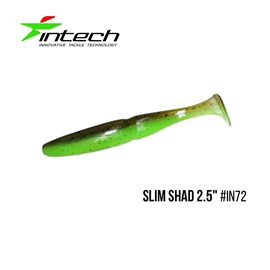 Виброхвост Intech Slim Shad 2.5', 12 шт