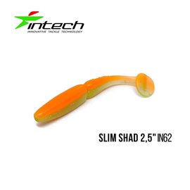 Виброхвост Intech Slim Shad 2.5', 12 шт