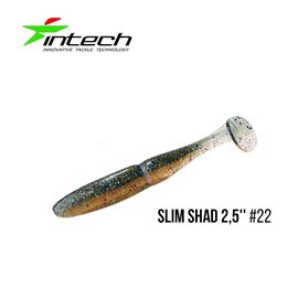 Виброхвост Intech Slim Shad 2.5', 12 шт