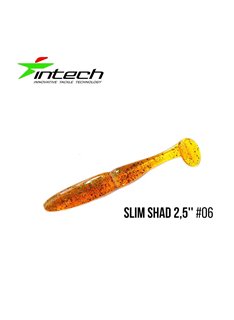 Виброхвост Intech Slim Shad 2.5', 12 шт