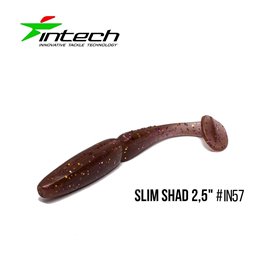 Виброхвост Intech Slim Shad 2.5', 12 шт