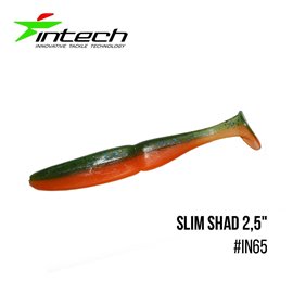 Виброхвост Intech Slim Shad 2.5', 12 шт