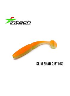 Виброхвост Intech Slim Shad 2.5', 12 шт