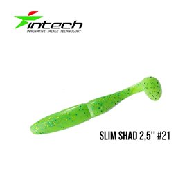 Виброхвост Intech Slim Shad 2.5', 12 шт