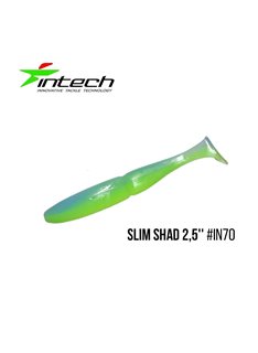 Виброхвост Intech Slim Shad 2.5', 12 шт