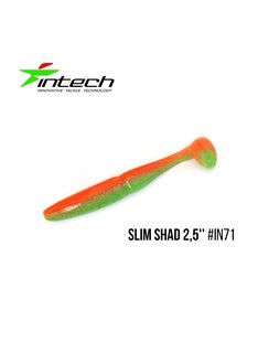 Виброхвост Intech Slim Shad 2.5', 12 шт