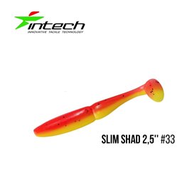 Виброхвост Intech Slim Shad 2.5', 12 шт