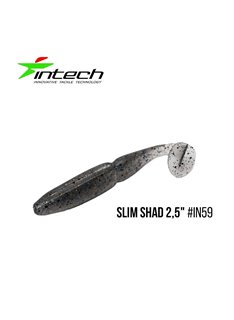 Виброхвост Intech Slim Shad 2.5', 12 шт