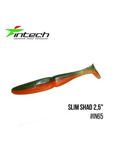 Виброхвост Intech Slim Shad 2.5', 12 шт