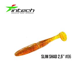 Виброхвост Intech Slim Shad 2.5', 12 шт