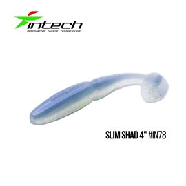 Виброхвост Intech Slim Shad 4.0', 5 шт