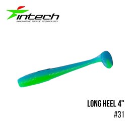 Виброхвост Intech Long Heel 4.0', 6 шт