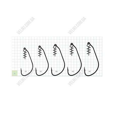 Крючки Gurza Swim Bait Hook K-1311 №1/0