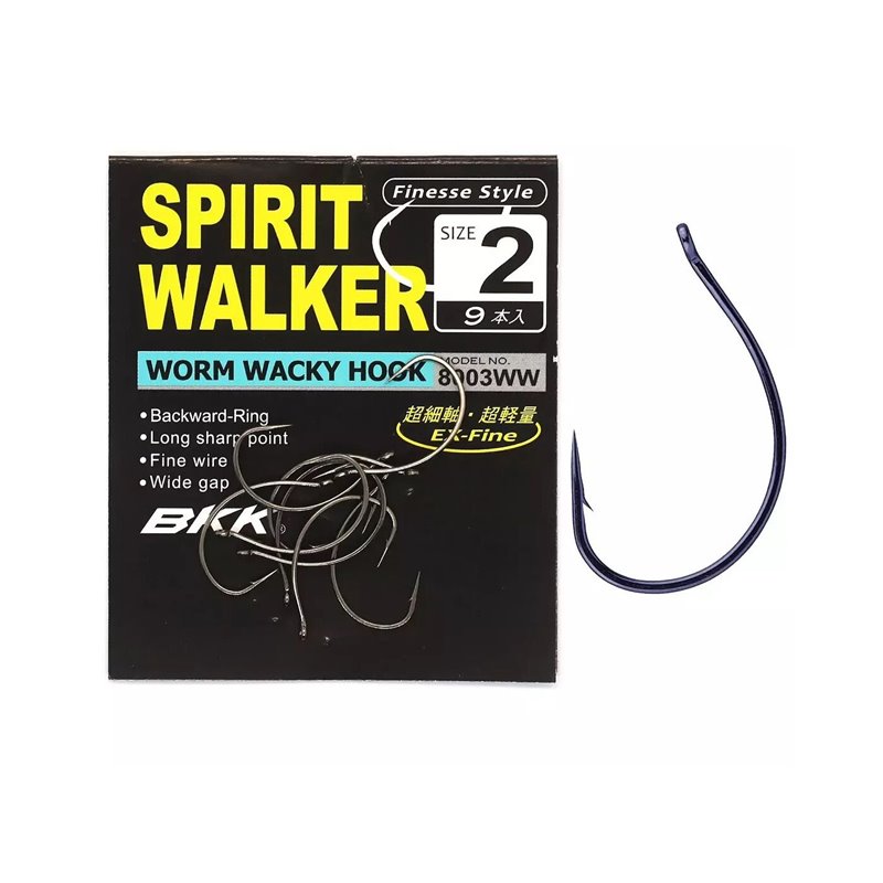 Крючок BKK Spirit Walker 1 9 шт