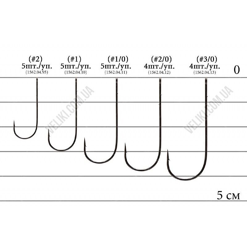 Крючки Decoy KR-29 Worm Round-Fine №2/0