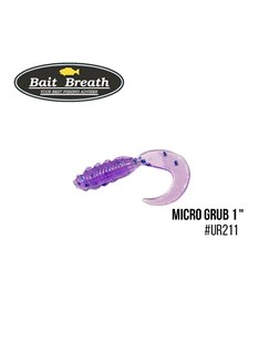 Твистер Bait Breath Micro Grub 1.0', 15 шт