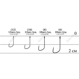Крючки Decoy Single 32 №10