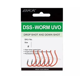 Крючок BKK DSS-Worm UVO 1/0 5 шт