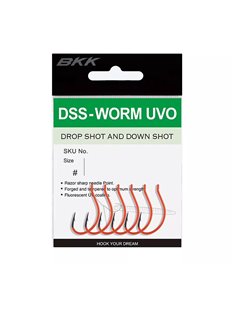 Крючок BKK DSS-Worm UVO 1/0 5 шт