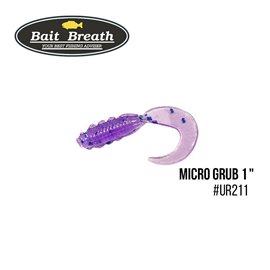 Твистер Bait Breath Micro Grub 1.0', 15 шт