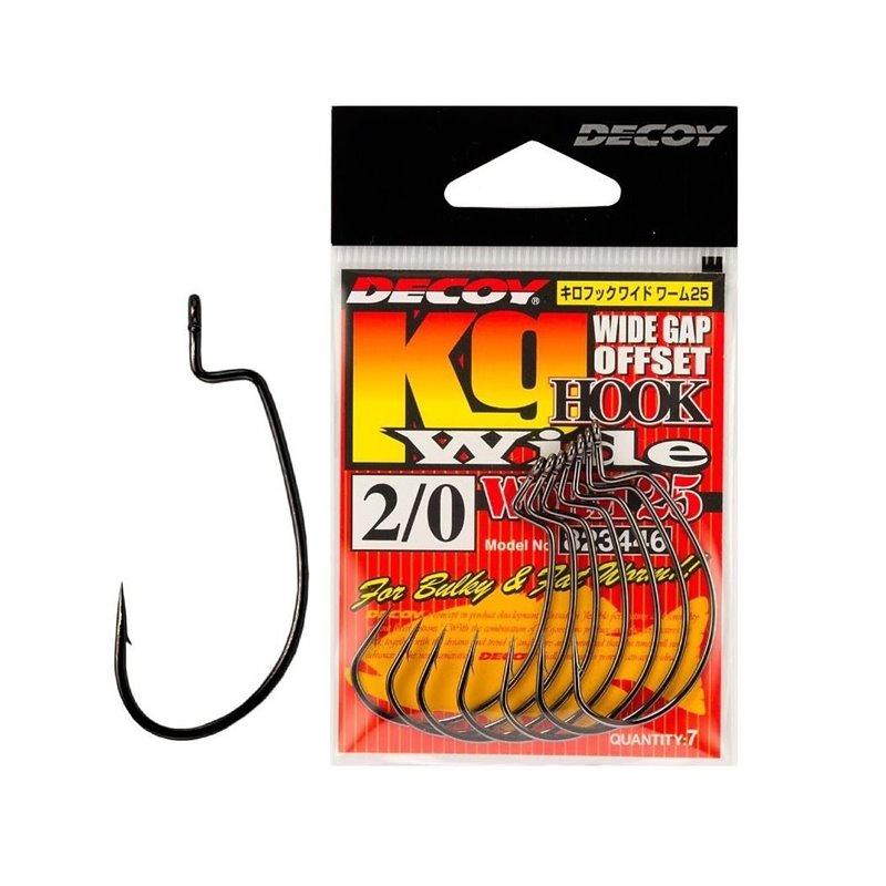 Крючок Decoy Worm 25 Hook Wide 3/0 6 шт