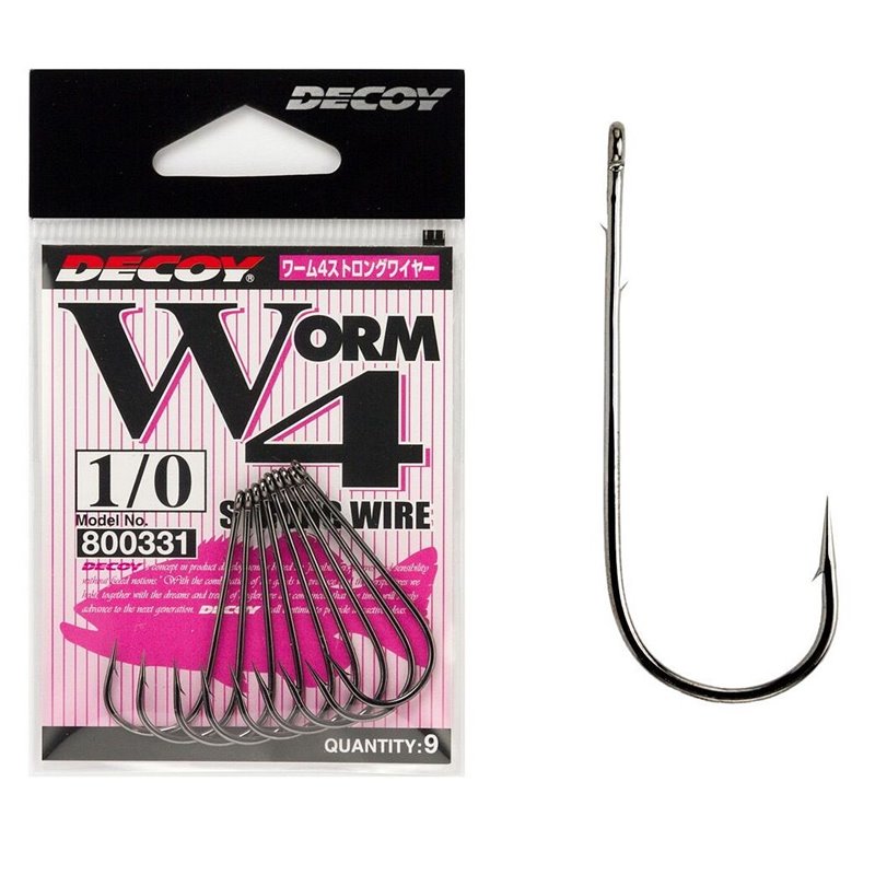 Крючок Decoy Worm 4 Strong Wire №1/0