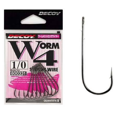 Крючок Decoy Worm 4 Strong Wire №1/0